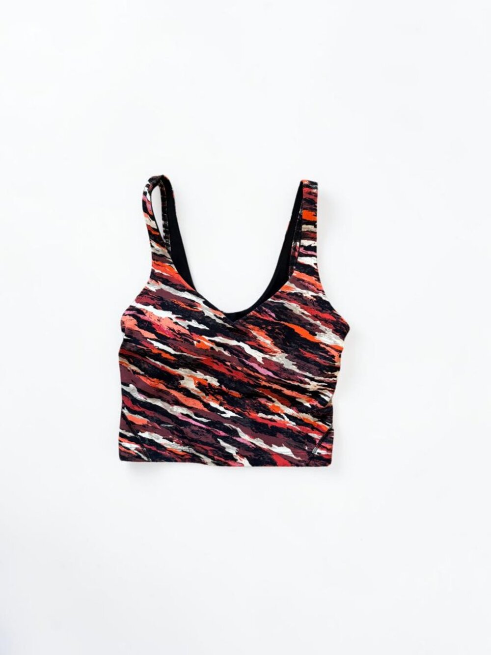 Lululemon Align Tank Top Abstract Print Built In Bra Size S